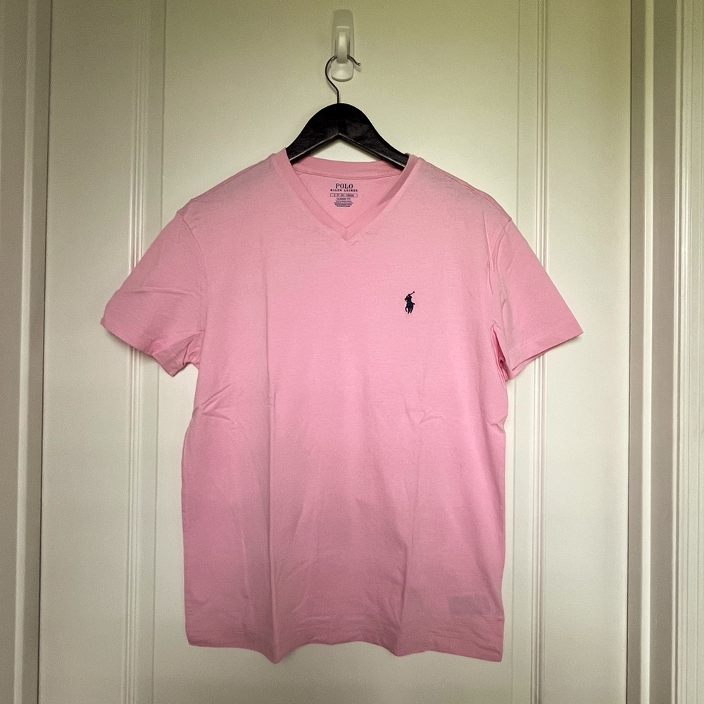 Men’s Ralph Lauren Polo Pink T shirt.